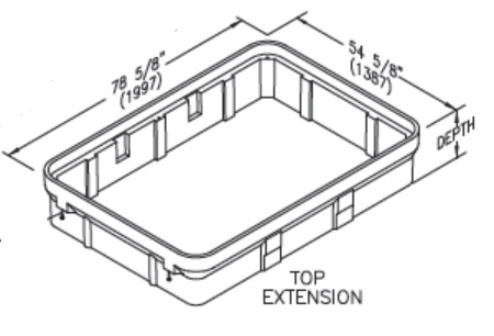 Quazite 48x72 Extension